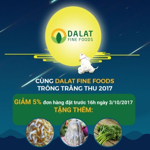 CÙNG DALAT FINE FOODS TRÔNG TRĂNG THU 2017 VÀ NHẬN QUÀ HẤP DẪN